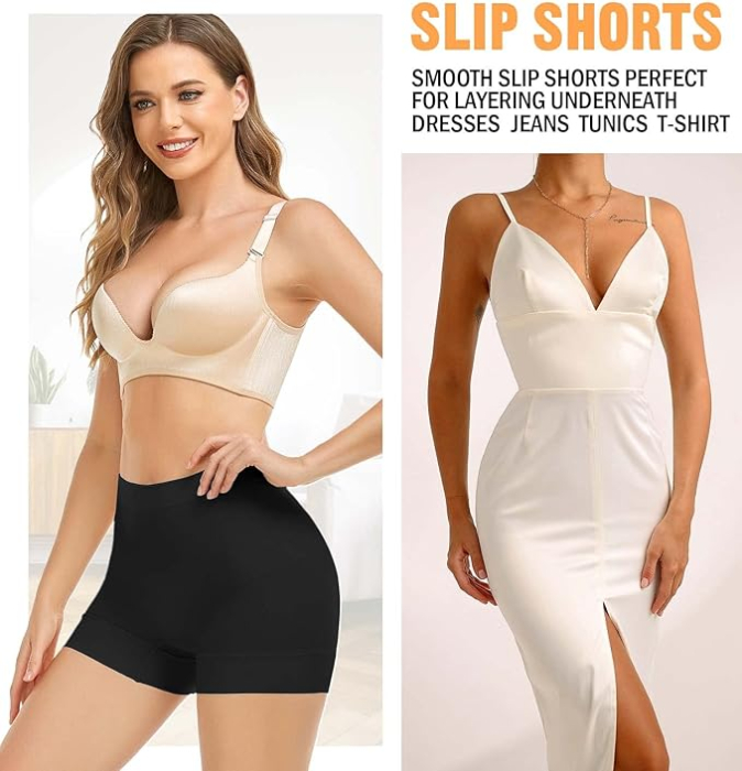 Colanti elastici scurti pentru sport femei, negri, 2 bucati  L [6]