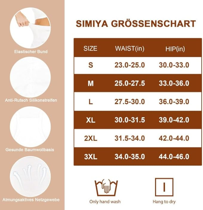 Indispensabili cu talie inalta si control abdomen pentru femei,2Xl [5]