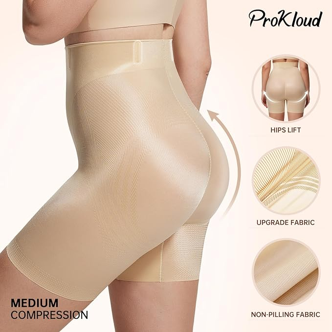 Colanti elastici scurti pentru sport femei, bej, 3XL [2]