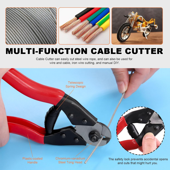 Trusa de sertizat cabluri cu 84 piese, cleste de taiat si cleste de sertizat [5]