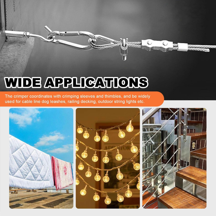 Trusa de sertizat cabluri cu 84 piese, cleste de taiat si cleste de sertizat [7]