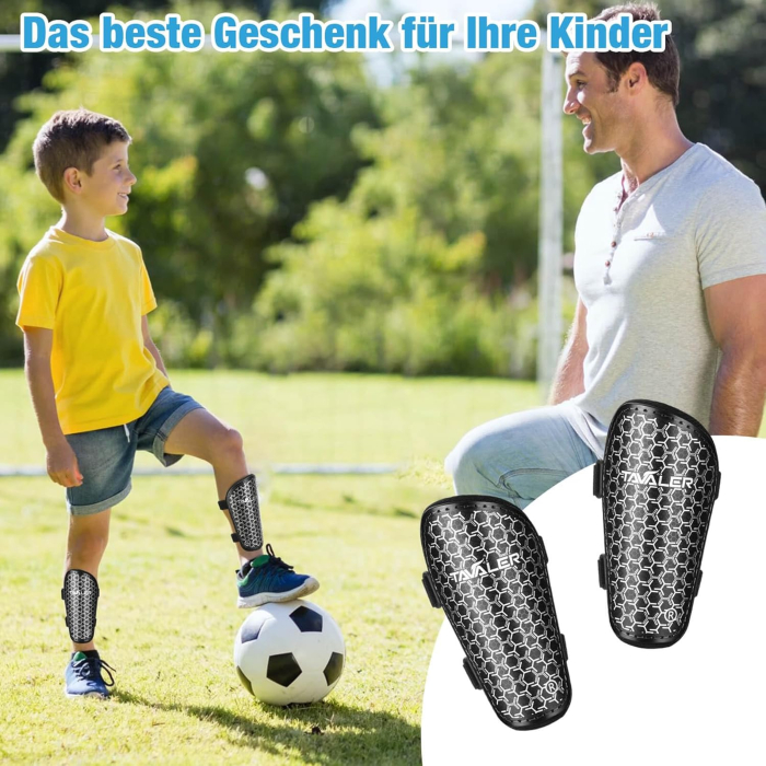 Aparatori de fotbal copii sau adulti, protectii pentru tibii, curele reglabile, marimea L [5]