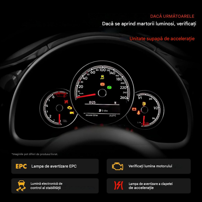 Corp clapetă accelerație 04C133062D, 6 pini, acționare electrică, pentru motoare 1.0 benzină, VW, Seat, Skoda [7]