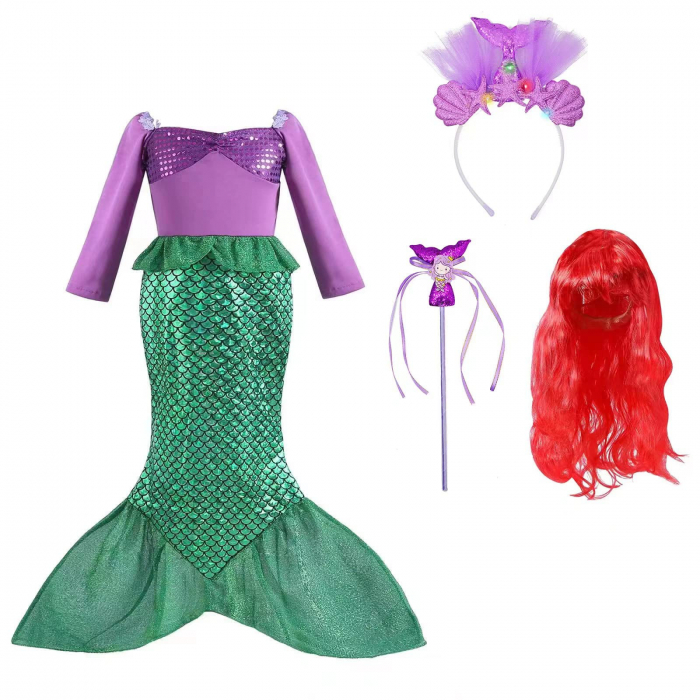 Costum carnaval printesa sirena 3-4ANI [1]