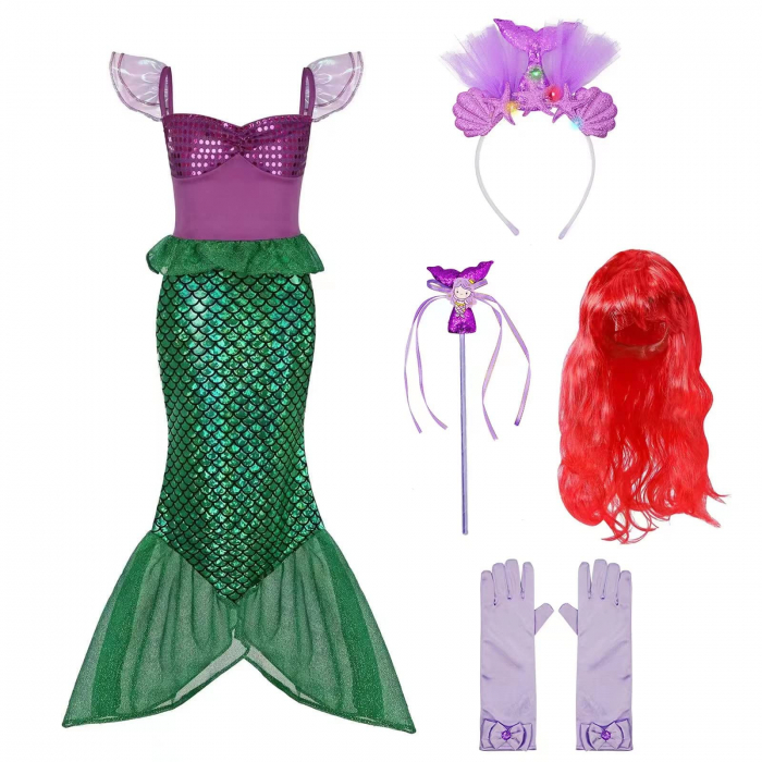 Costum carnaval printesa sirena 7-9 ANI [1]