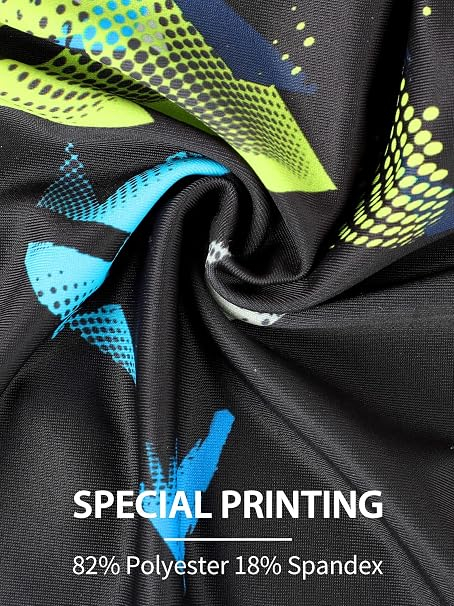 Costum de Baie Damă Întreg Sport, Racerback, Boyshorts, Cupe Căptușite, Uscare Rapidă, M [4]