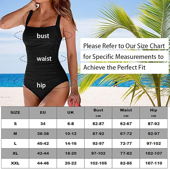 Costum de baie femei dintr-o bucata, cu control al abdomenului,  Roz 2XL [7]