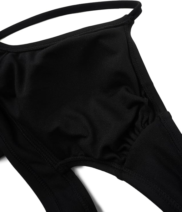 Costum de baie decupat din 2 bucati pentru femei, negru 2XL [5]