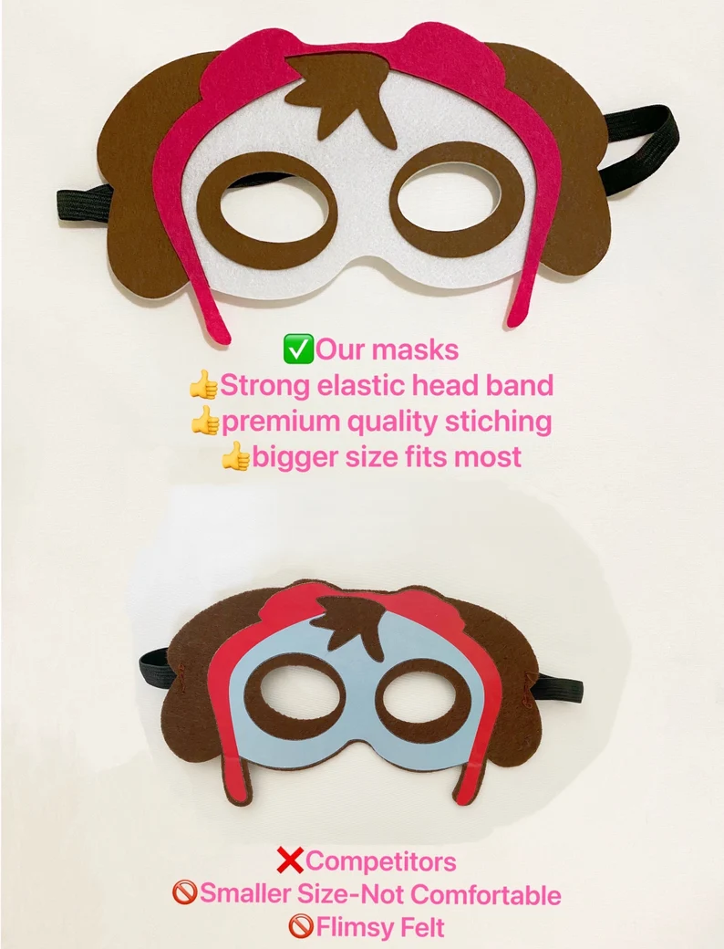 Set de 12 masti pentru copii, personaje din desene animate-Patrula catelusilor [3]