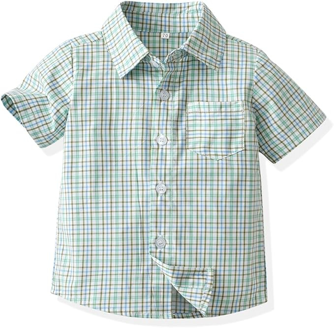 Costum lejer pentru baieti, ideal evenimente, 2 piese, 3-4 ani, 110 cm, verde [3]