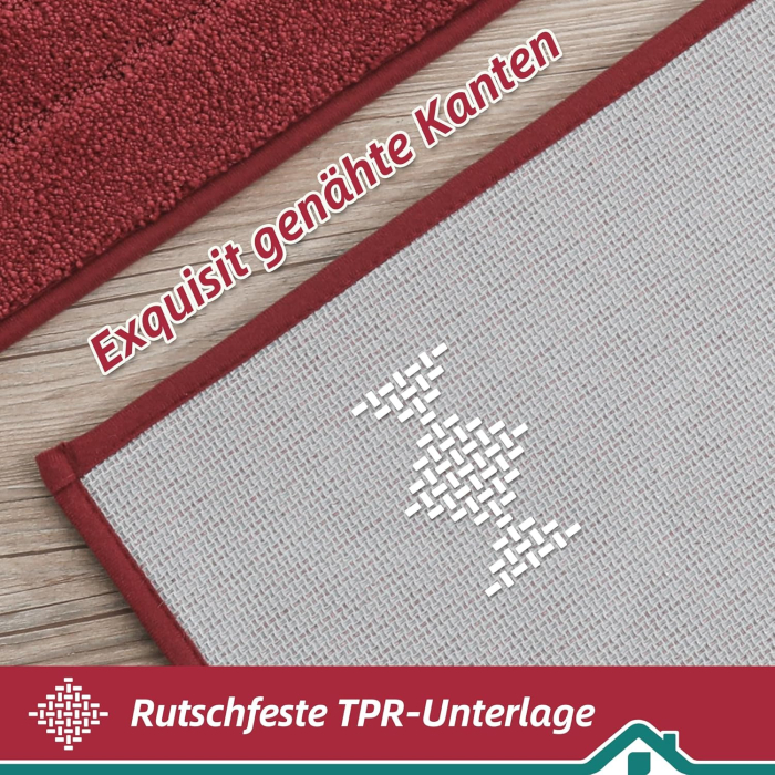 Covorașe de Bucătărie, Antiderapante, Absorbante, Moi set 2 buc,50X76cm + 50X122cm [6]