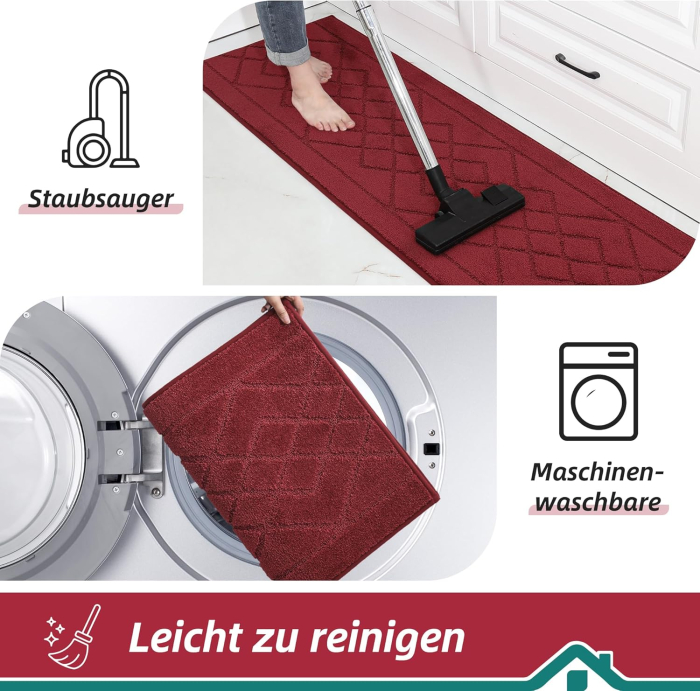 Covorașe de Bucătărie, Antiderapante, Absorbante, Moi set 2 buc,50X76cm + 50X122cm [7]