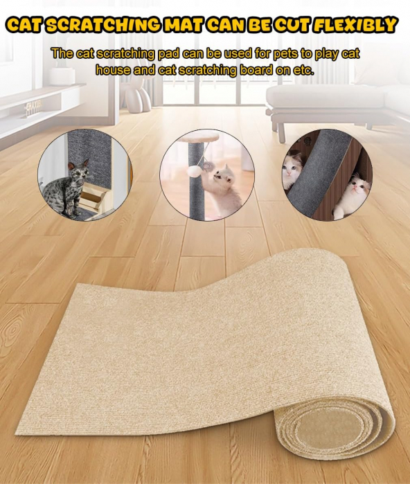 Covoras autoadeziv pentru zgârieturi pisici 200cm x 40cm [5]