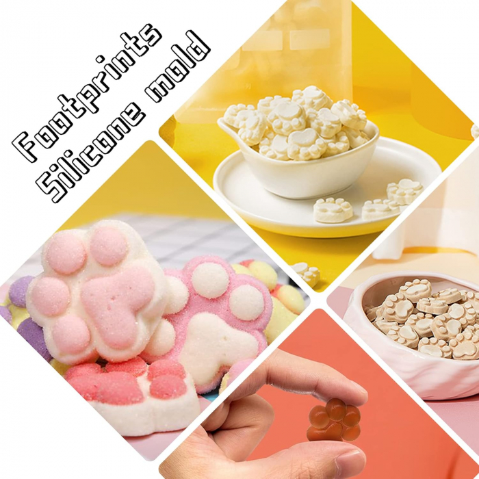 Covoras de copt din silicon, pentru biscuiti si recompense pentru caini, reutilizabil, rezistent la temperaturi de -40 pana la 230 [5]