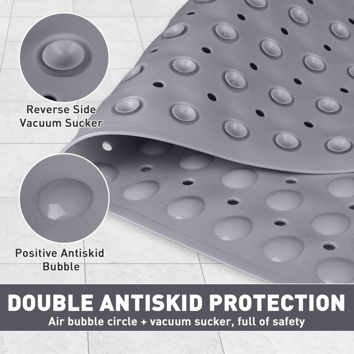 Covoraș de duș anti-alunecare 70x70 cm, semirotund [3]