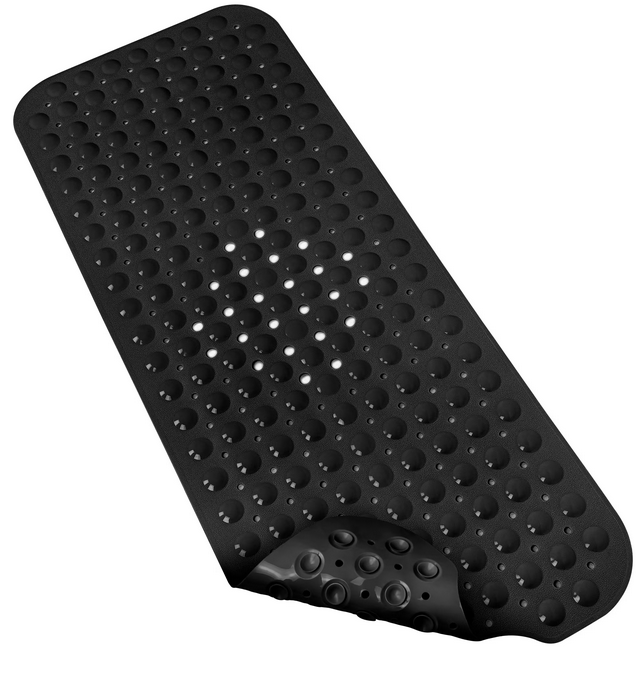 Covoraș de duș anti-alunecare 40x100 cm, cu 200 ventuze, Negru [1]