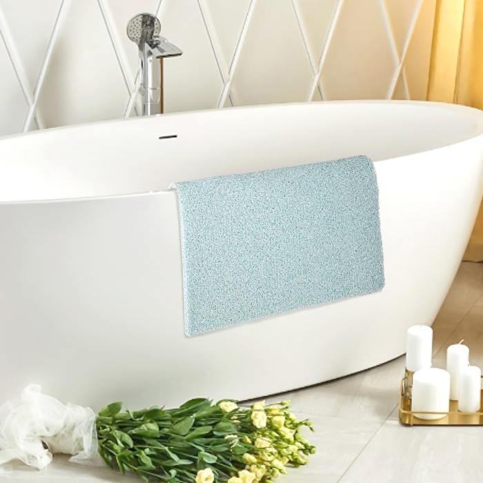 Covoraș de duș anti-alunecare cu orificii de scurgere 54x54 cm [4]