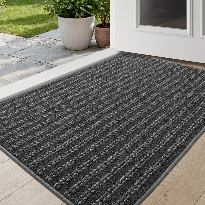 Covoraș aspru de intrare, anti-alunecare, gri 43,5 x 75 cm [1]