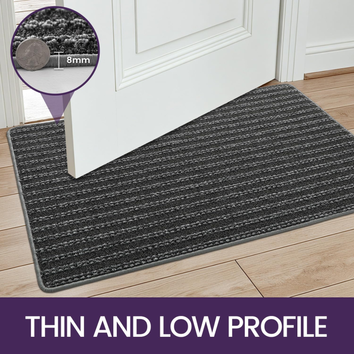 Covoraș aspru de intrare, anti-alunecare, gri 43,5 x 75 cm [4]