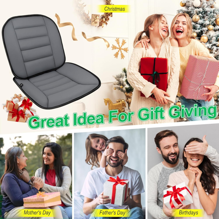 Perna auto din spuma cu memorie, cu suport lombar, gri inchis [6]