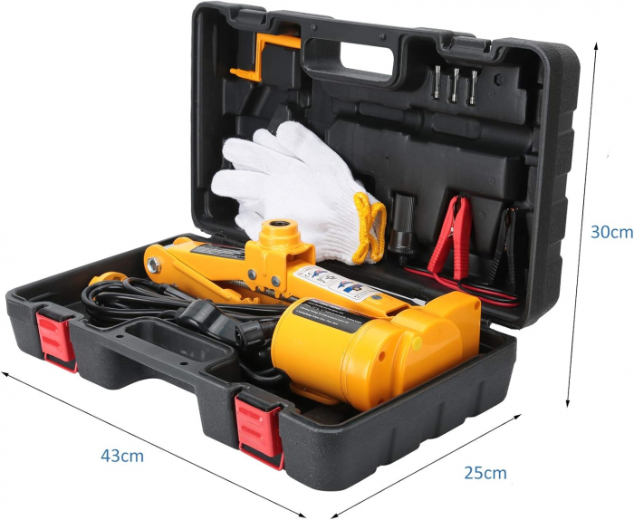 Cric electric pentru mașină 3T, ridicare 12-35 cm sau 17-42 cm [6]
