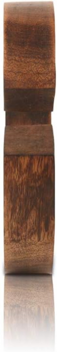Litera ornamentala sculptata in lemn maro,  20x15x4cm [6]