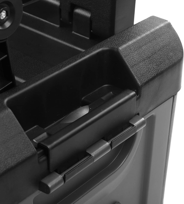 Cutie mare 70L pentru depozitare, din plastic dur, pliabila, max 200kg, scaun portabil pentru calatorii [7]