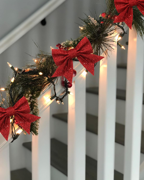 Fundite de Crăciun set de 12 glitter decorațiune – roșu [6]