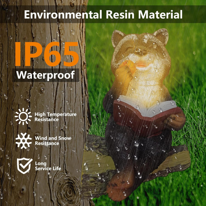 Decoratiune de gradina, terasa, balcon cu LED-uri si panou solar 18 cm, Raton [4]