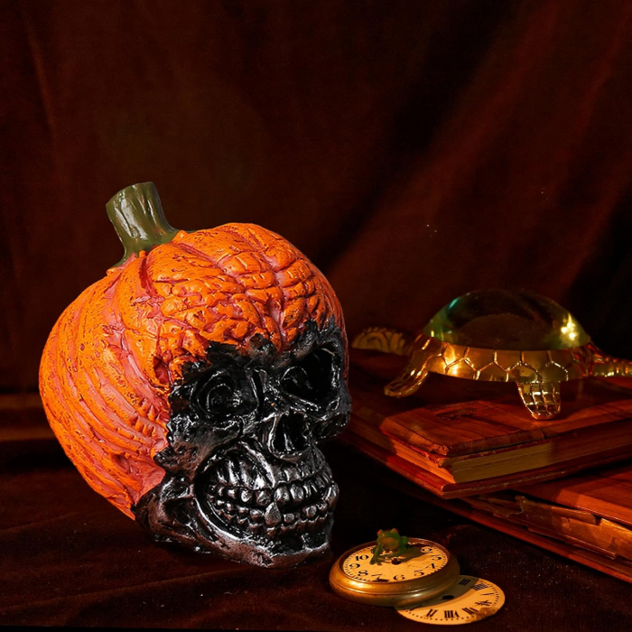 Decoratiuni Craniu de dovleac, 4 piese [6]