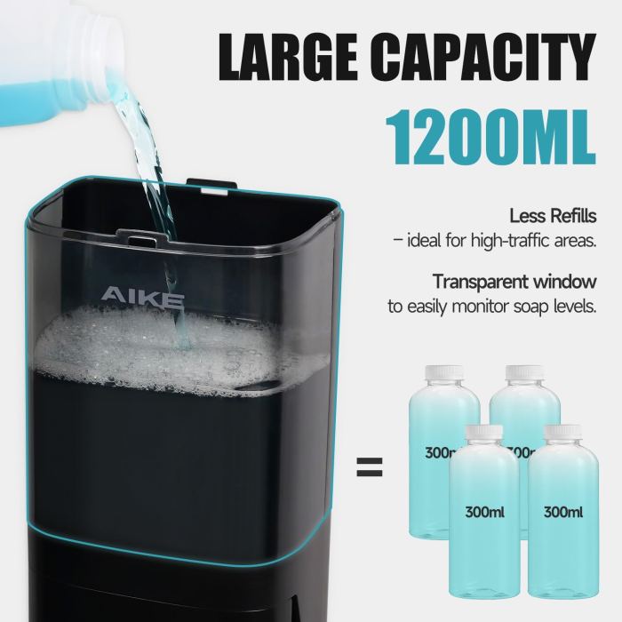 Dispencer de spuma din sapun pentru baie 1200 ml [4]