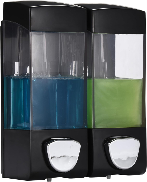 Dispencer de sapun pentru baie sau bucatarie 2x350 ml, instalare adeziva [1]