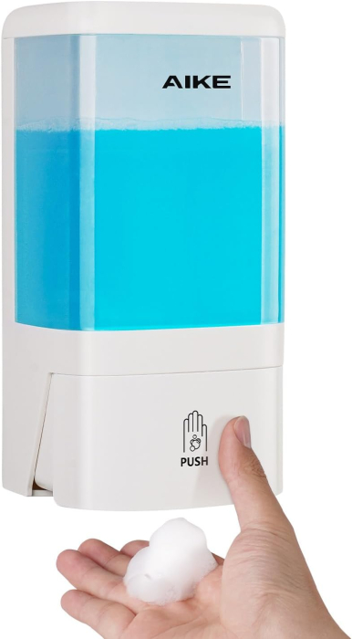 Dispencer de spuma din sapun pentru baie 1200 ml, Alb [1]