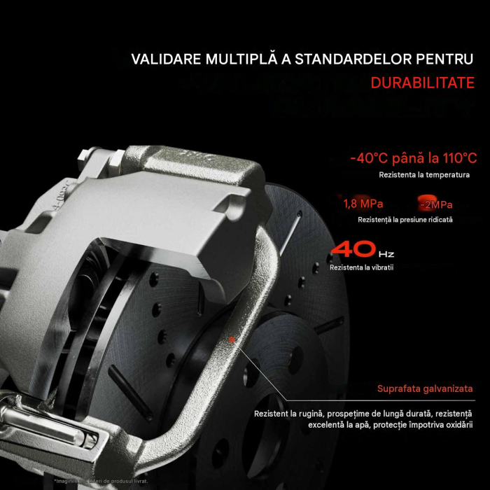 Etrier Frână Spate Stânga, Lucas, Piston 33,9 mm, pentru Fiat 500/Panda/Punto, Lancia [4]