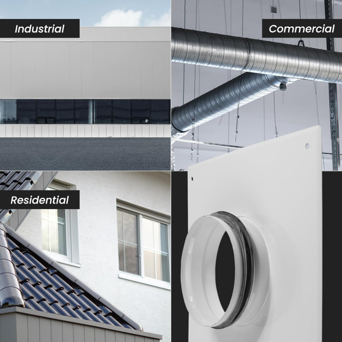 Flansa din otel pentru fixare tuburi flexibile pentru aer, 100 mm [6]