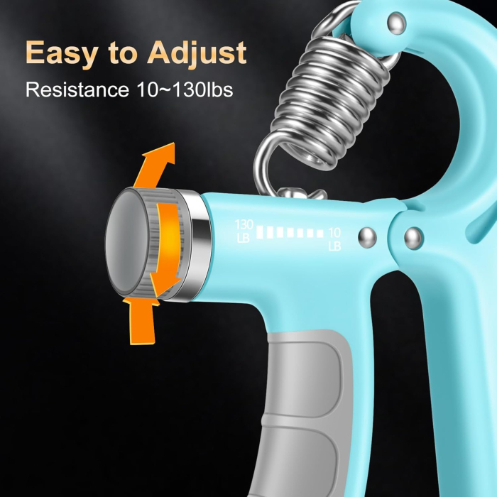 Extensoare pentru forta de strangere a mainii 10-130lbs, negru, 1 bucata albastru [5]