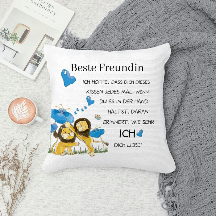 Fata de perina Lei 45x45 cm Beste Freundin [4]