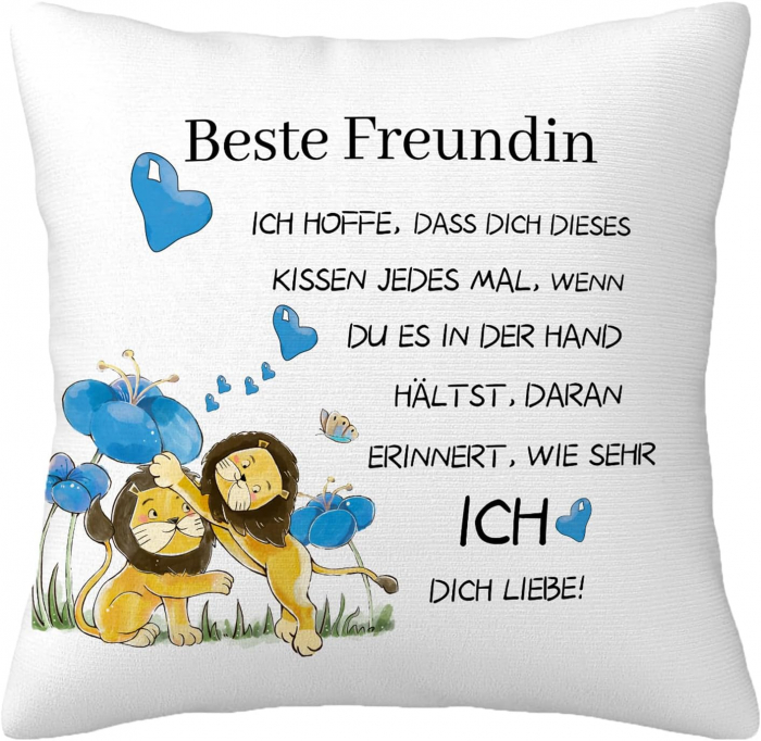 Fata de perina Lei 40x40 cm Beste Freundin [1]
