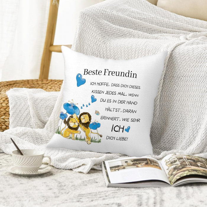 Fata de perina Lei 40x40 cm Beste Freundin [3]