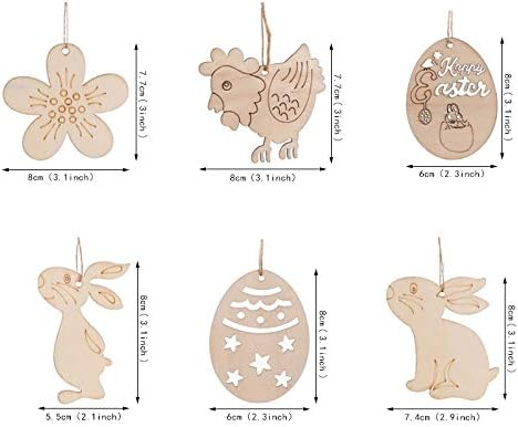 Figurine din lemn pentru colorat, 6 modele, 10 bucati din fiecare [2]