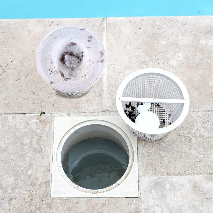 Filtre reutilizabile din panza ultra-fina pentru scurgeri piscina- set 20 bucati [3]