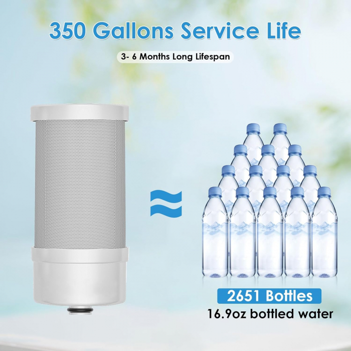 Filtru pentru apa curata, instalere pe baterie chiuveta, 2650L [3]