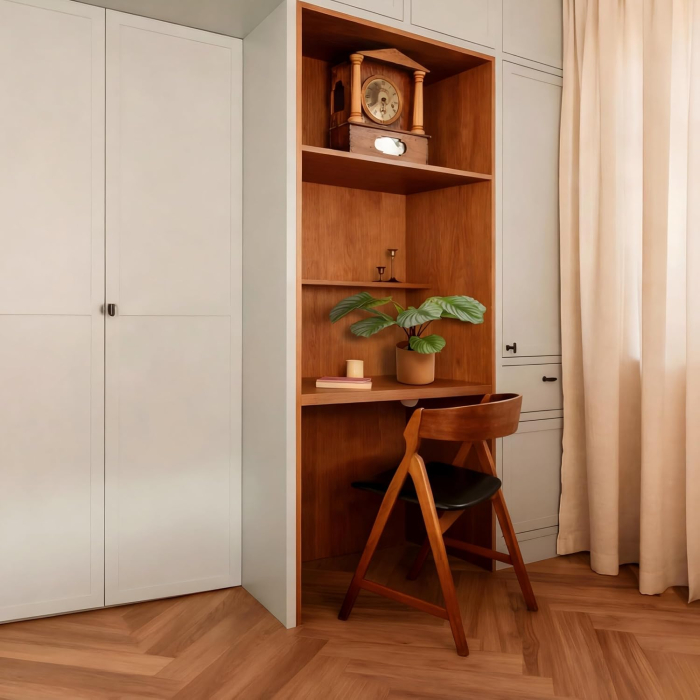 Plantă artificială frunză de măr 45cm 10 frunze realiste lucrată manual în ghiveci de lut – 45cm [8]