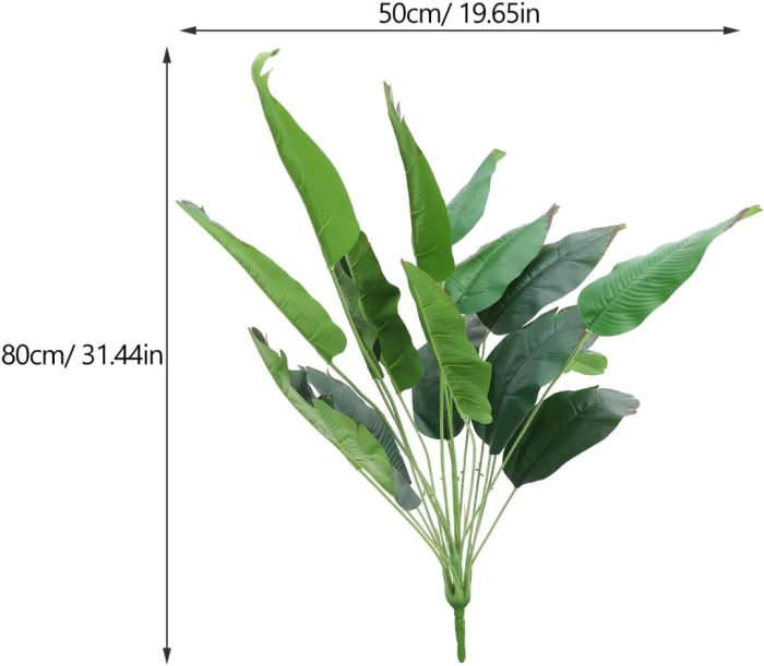 Flori ornamentale artificiale verzi inaltime 50 cm [2]