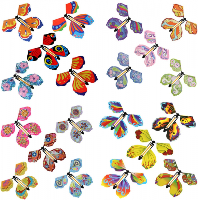 Fluturi magici multicolori zburatori- set 20 bucati [4]