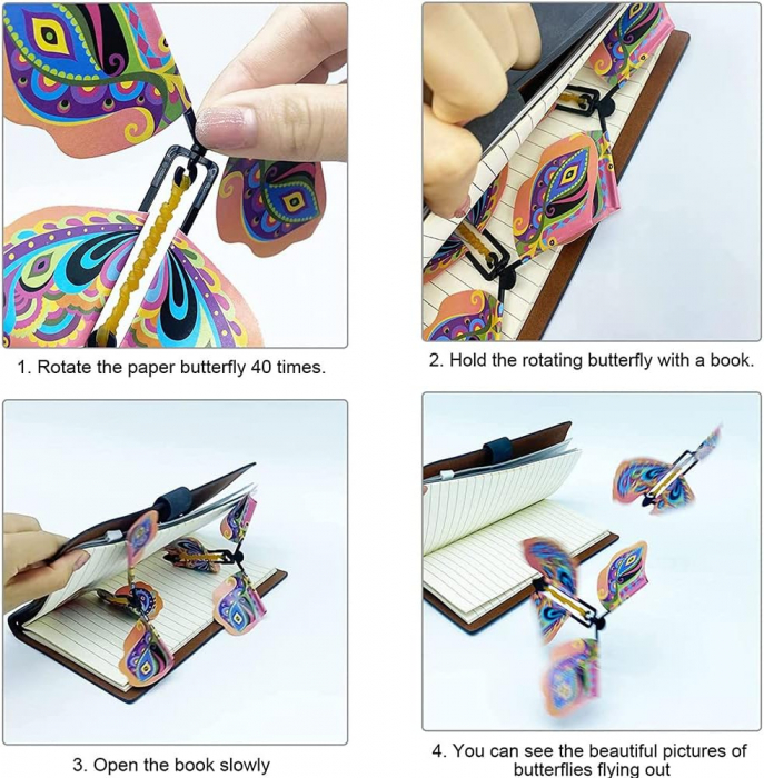Fluturi magici multicolori zburatori- set 20 bucati [3]