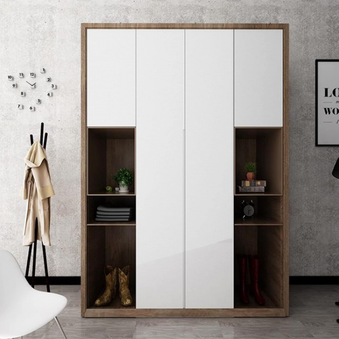 Folie autoadeziva, alba, culoare Glittery White, 40x300 cm [5]
