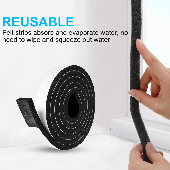 Absorbant de condens pentru ferestre autoadezivă din pâslă 3 cm * 400 cm [7]