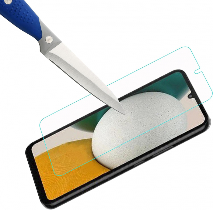 Folii de ecran compatibil cu Samsung Galaxy A25 5G , duritate 9H, transparent set de 3 [4]