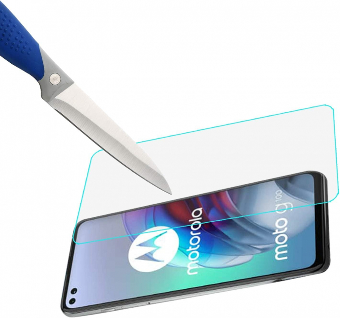 Folii de ecran compatibil cu Motorola (MOTO Edge S), duritate 9H, transparent set de 3 [5]
